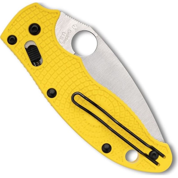 Spyderco 2024 Spyderco Reveal 14, Manix 2 Salt Yellow Lightweight Cpm Magnacut, Plain Edge - SPY-C101PYL2