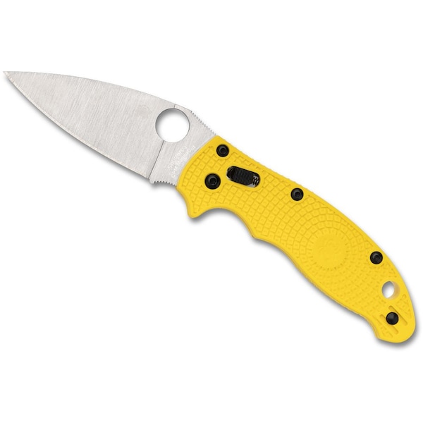 Spyderco 2024 Spyderco Reveal 14, Manix 2 Salt Yellow Lightweight Cpm Magnacut, Plain Edge - SPY-C101PYL2