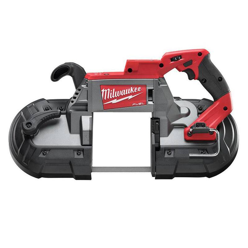 Sierra de cinta inalámbrica Milwaukee M18 FUEL 18V de ion de litio sin escobillas para cortes profundos con enrutador compacto - 2729-20-2723-20