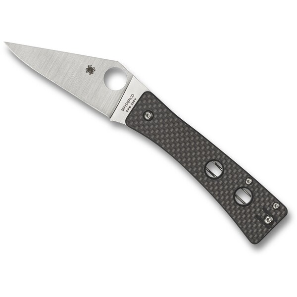 Spyderco 2023 Spyderco, Reveal V4, Watu, G-10/Carbon Fiber Overlay, Plain Edge - SPY-C251CFP