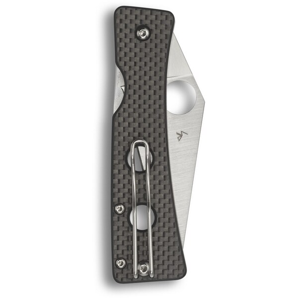 Spyderco 2023 Spyderco, Reveal V4, Watu, G-10/Carbon Fiber Overlay, Plain Edge - SPY-C251CFP
