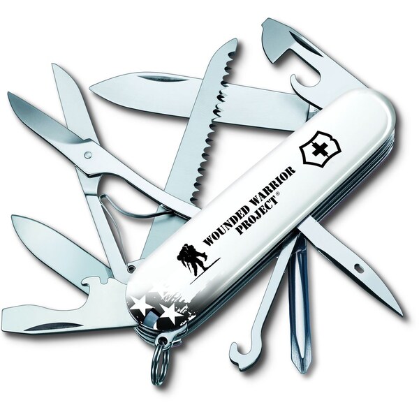 Swiss Army Brands 2023 Victorinox Fieldmaster American Flag Grey With Wwp Logo - VIC-55528