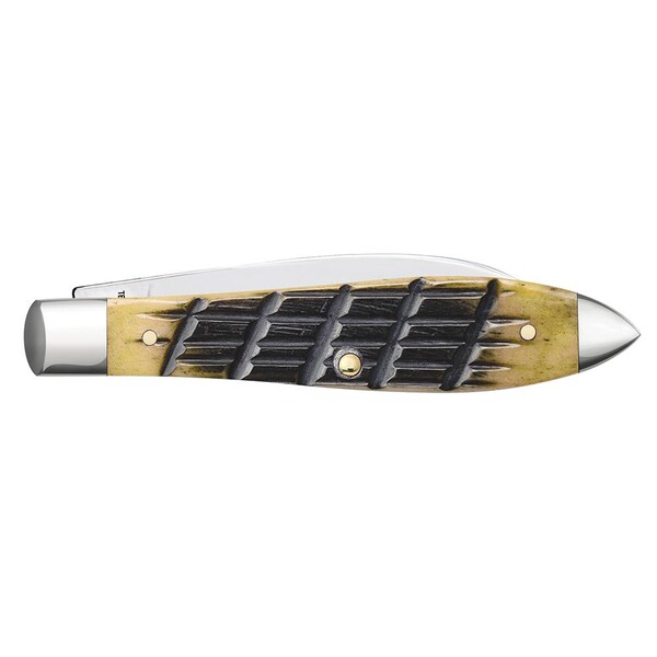 Case Cutlery 2023 Case Olive Green Bone Fence Row Jig Tear Drop Tb62028 Ss - CAS-16021