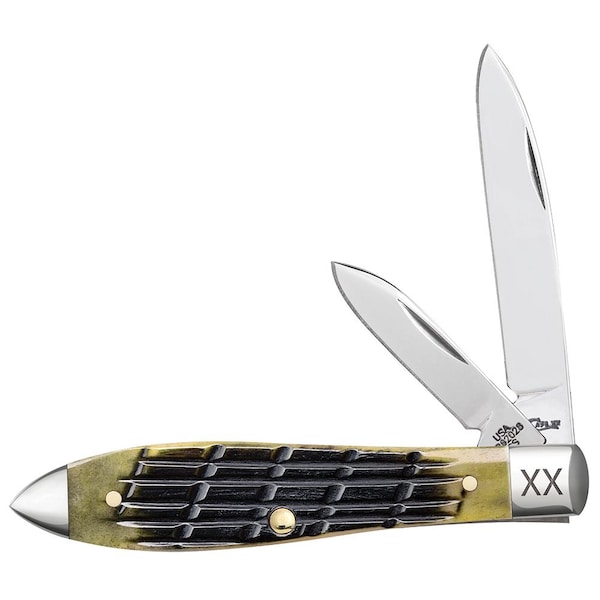 Case Cutlery 2023 Case Olive Green Bone Fence Row Jig Tear Drop Tb62028 Ss - CAS-16021
