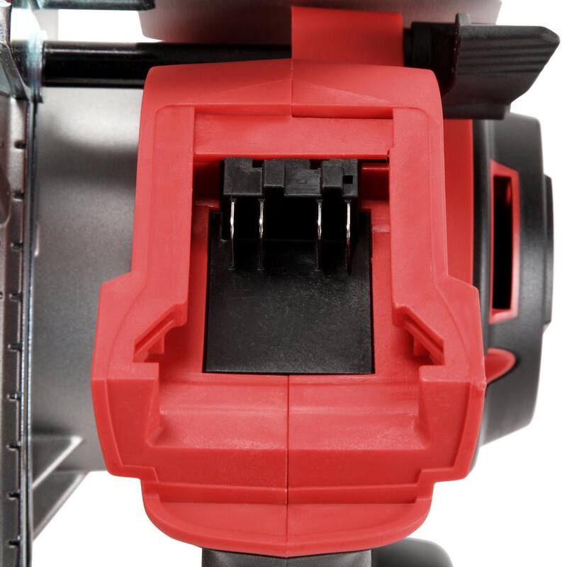 Sierra circular Milwaukee M18 18V de 7-1/4 pulgadas con tecnología inalámbrica sin escobillas de iones de litio (solo herramienta) con hoja de carburo de 24 dientes para estructuras - 2631-20-48-41-0710.