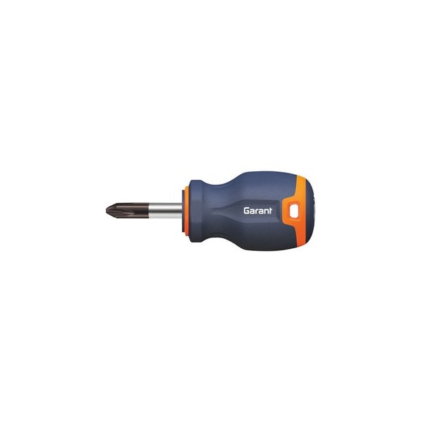 Garant Screwdriver for Phillips- short- with 2-component Haptoprene handle- Cross-head size: 0 - 667722 0