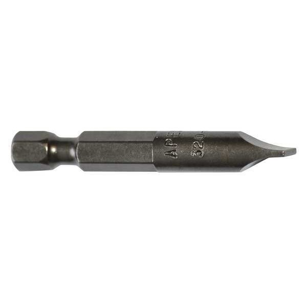 Apex Tool Group Power Bit, SAE, 1/4", Hex Power Drive, PK5 - 320-TX-5PK