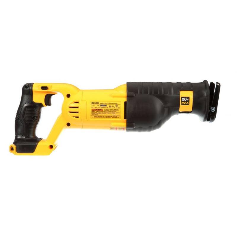 Sierra reciproca inalámbrica DEWALT 20V MAX, (2) baterías de 20V MAX XR de ion de litio premium de 5.0Ah y cargador - DCB2052CKW380B