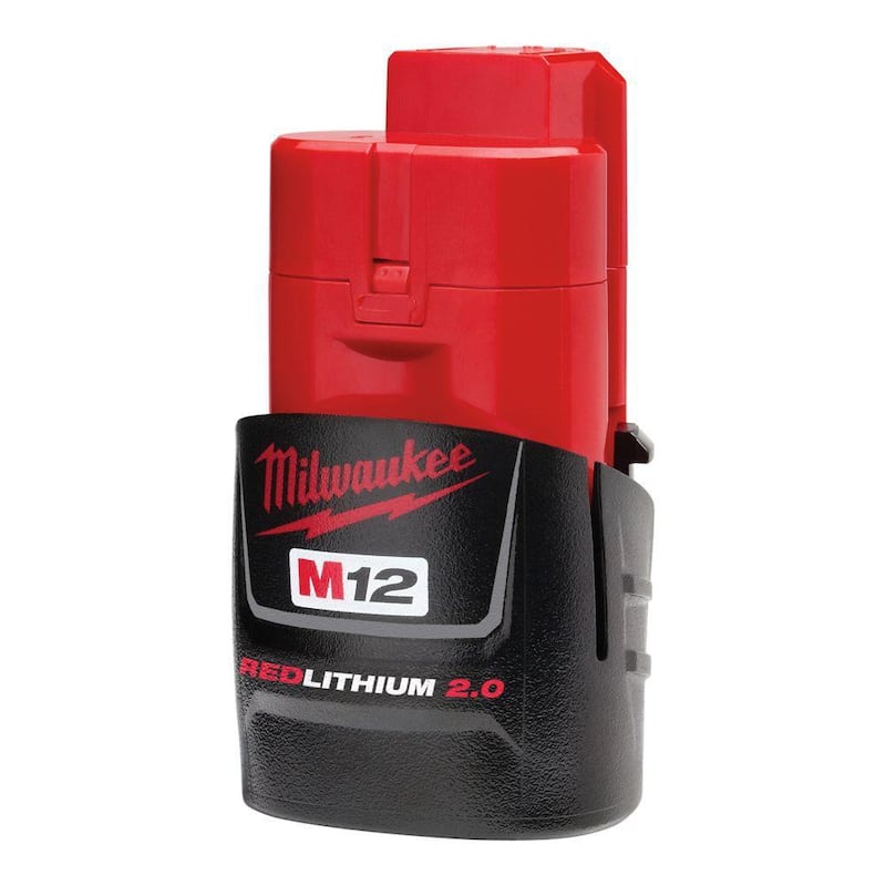 Kit de sierra circular inalámbrica sin escobillas Milwaukee M12 FUEL de 12V y 3 pulgadas con batería de litio-ion de 2.0 Ah de bonificación - 2522-21XC-48-11-2420.