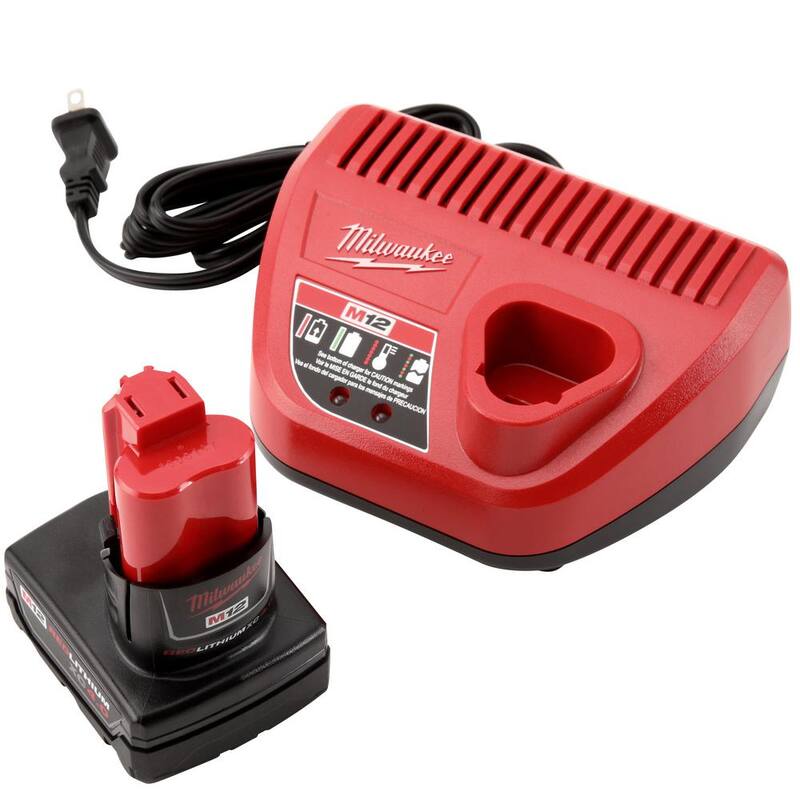 Kit de sierra circular inalámbrica sin escobillas Milwaukee M12 FUEL de 12V y 3 pulgadas con batería de litio-ion de 2.0 Ah de bonificación - 2522-21XC-48-11-2420.