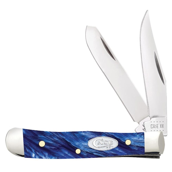 Case Cutlery 2023 Case Blue Pearl Kirinite Mini Trapper 10207 Ss - CAS-23440