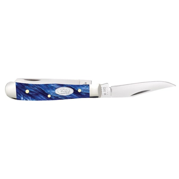 Case Cutlery 2023 Case Blue Pearl Kirinite Mini Trapper 10207 Ss - CAS-23440