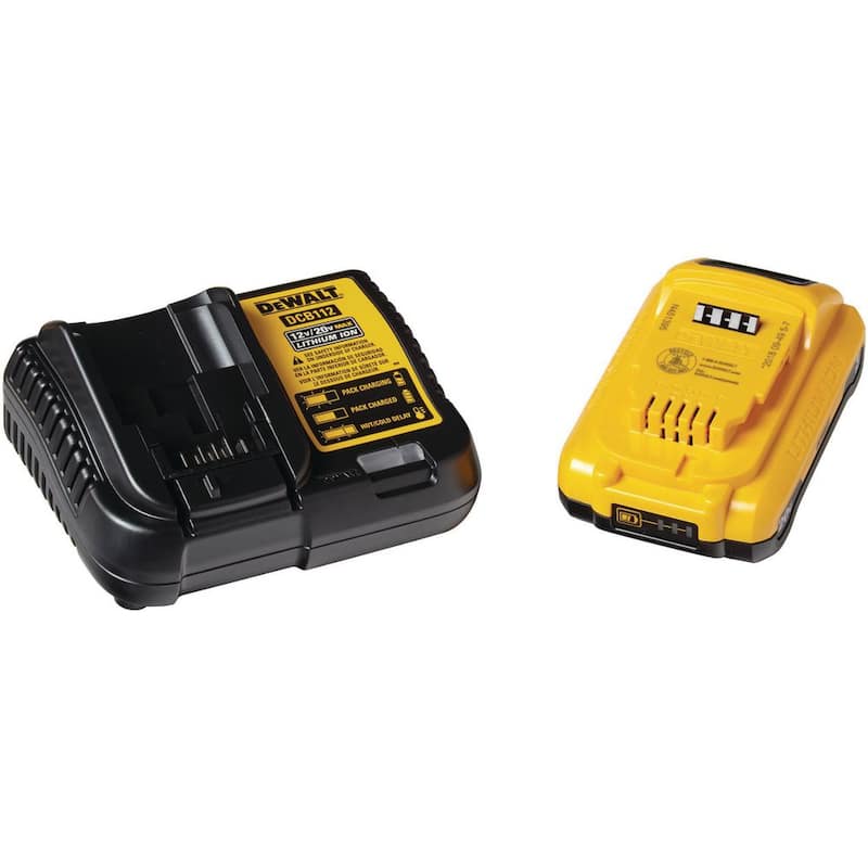 Sierra recíproca inalámbrica DEWALT 20V MAX, (1) batería compacta de iones de litio de 20V MAX 3.0Ah y cargador 12V-20V MAX - DCB230CwDCS380B