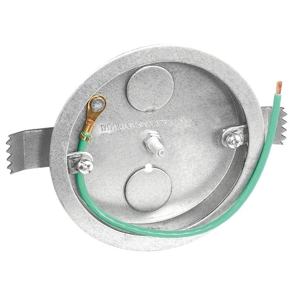 Southwire Electrical Box, 3.8 cu in, Old Work Outlet Box Type, Steel, Round Shape - 46111-OW
