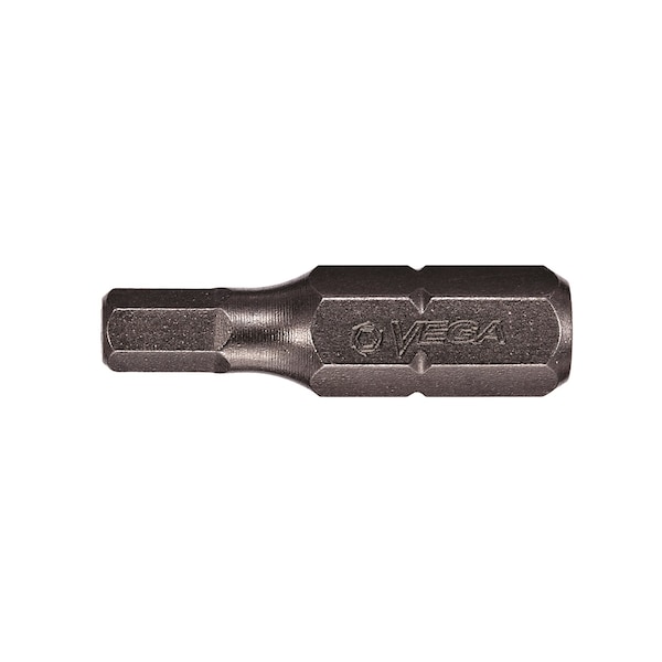 Vega Hex Tamper 6Mm Insert Bit x 1 - 125HT060A