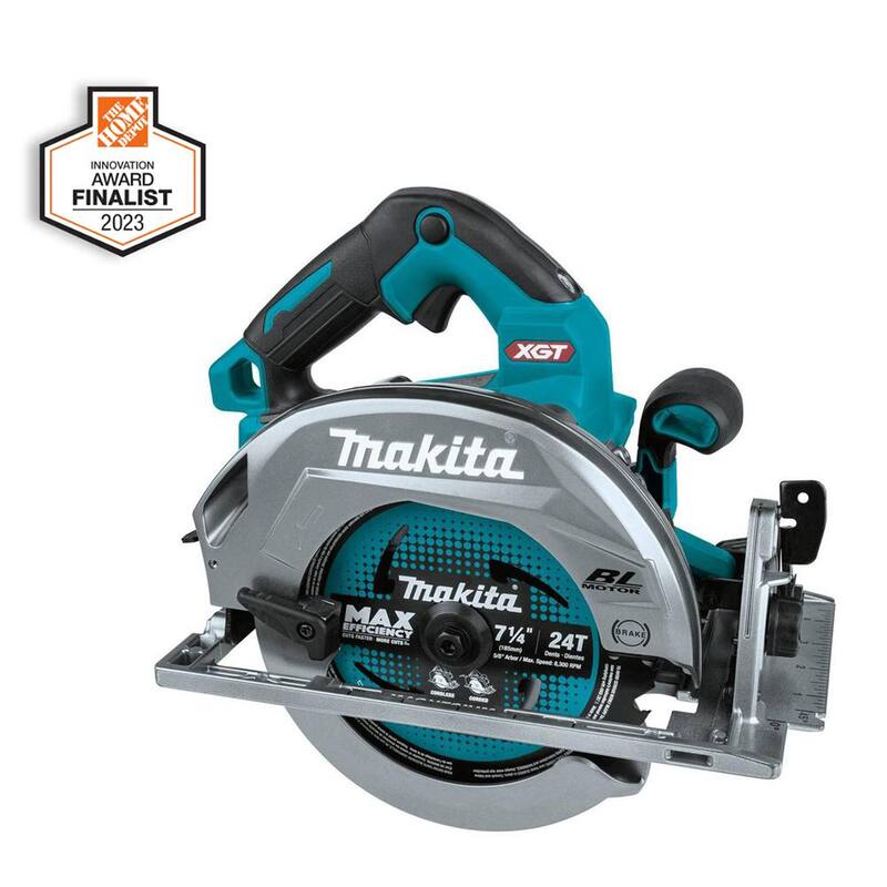Sierra circular inalámbrica Makita 40V Max XGT sin escobillas de 7-1/4 pulgadas, Capaz de AWS (Herramienta Solamente) - GSH01Z
