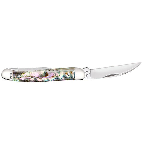 Case Cutlery 2023 Case Smooth Abalone Mini Copperhead 82109W Ss Velvet Box - CAS-12013