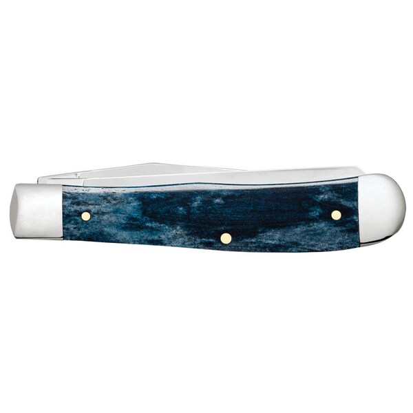 Case Cutlery 2023 Case Trapper 6254 Ss Smooth Mediterranean Blue Bone - CAS-52208