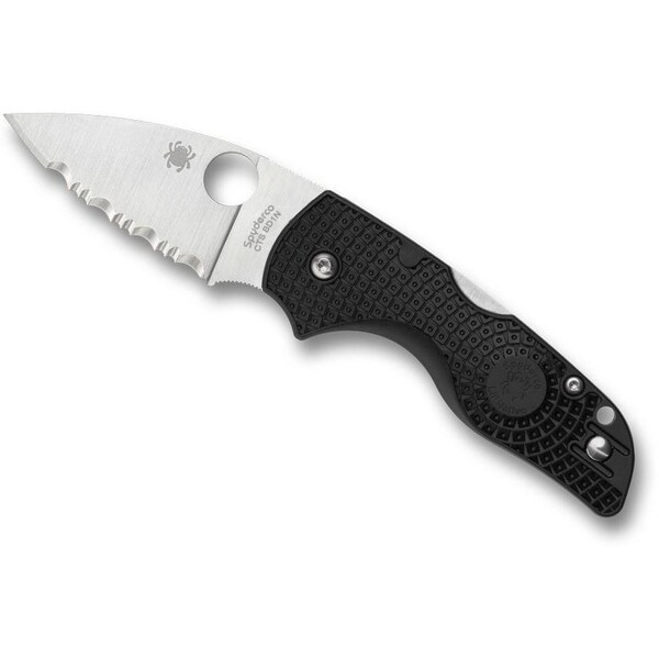 Spyderco 2024 Spyderco Reveal 14, Lil Native Black Lightweight, Serrated Edge - SPY-C230SBK