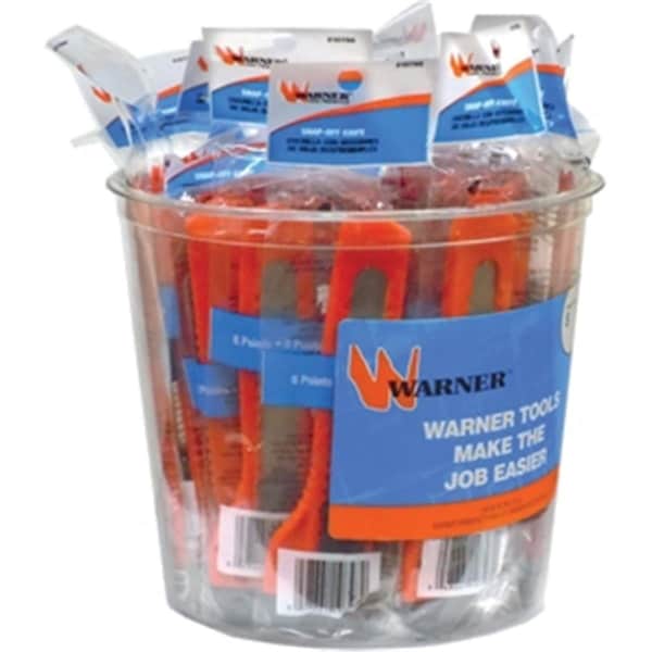 Defenseguard 10798 8 Point Snap Off Knife with 1 Blade, 25PK - DE3577527