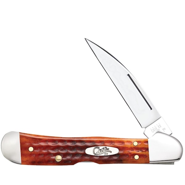 Case Cutlery 2023 Temporary Cancel Case Pocket Worn Harvest Orange Bone Corn Cob Jig Copperlock 61549Wl Ss - CAS-07397