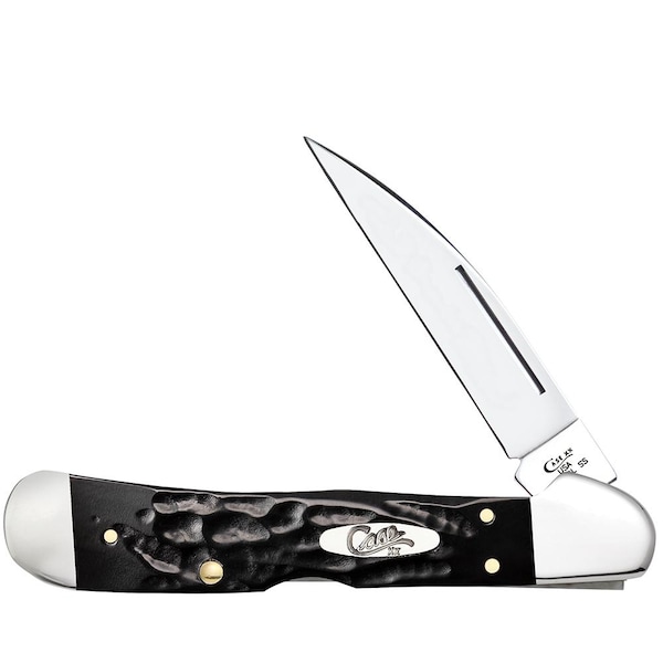 Case Cutlery 2023 Case Jigged Rough Black Synthetic Copperlock 61549Wl Ss - CAS-18233