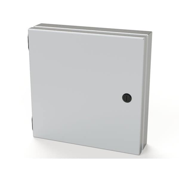 Saginaw Control & Engineering Electrical Enclosures, 10 in H, 1-1/2 in D, 10 in W, NEMA 3R, 4, 12, 13, Hinged - SCE-HA1010LG