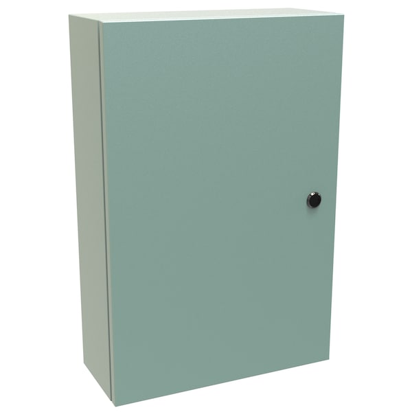 Hammond Steel Electrical Enclosures, 24 in H, 6 in D, 16 in W, NEMA 4, Hinged - EN4SD24166GY