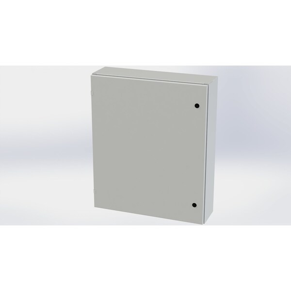 Saginaw Control & Engineering Carbon Steel Electrical Enclosures, 36 in H, 8 in D, 30 in W, NEMA 3R, 4, 12, 13, Hinged - SCE-36EL3008LPLG