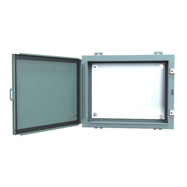 Hammond Steel Electrical Enclosures, 16 in H, 6 in D, 20 in W, NEMA 12, Hinged - 1418CR6