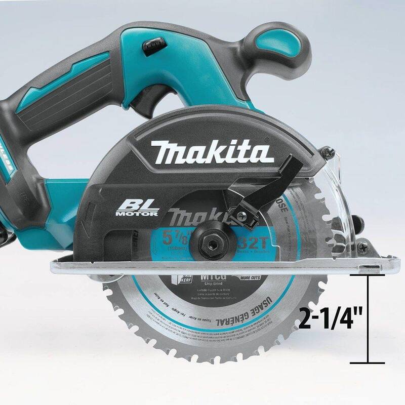 Sierra de corte de metal inalámbrica sin escobillas de 5-7/8" Makita 18V LXT de iones de litio (Herramienta solamente) - XSC02Z