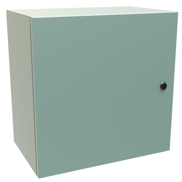 Hammond Steel Electrical Enclosures, 20 in H, 12 in D, 20 in W, NEMA 4, Hinged - EN4SD202012GY