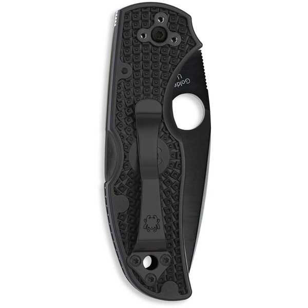 Spyderco 2024 Spyderco Native 5 Lightweight Black Black Blade Serrated - SPY-C41SBBK5