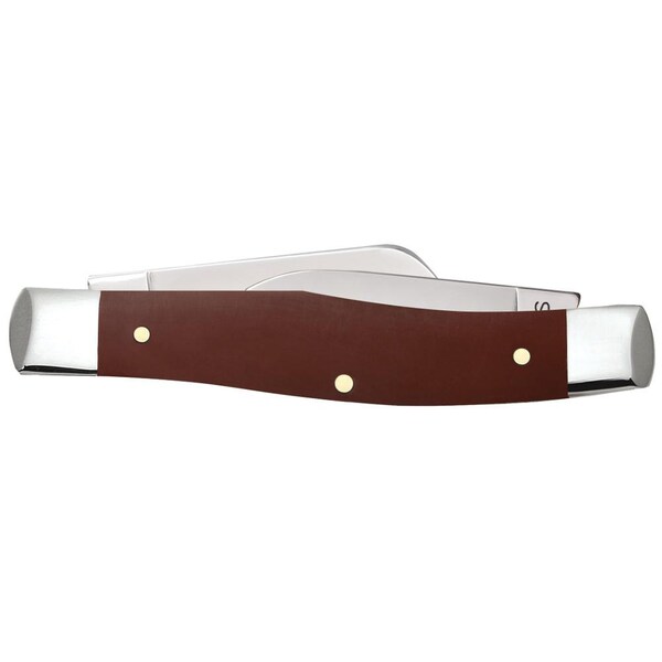 Case Cutlery 2023 Case Brown Synthetic Smooth Medium Stockman 43032 Ss - CAS-11791