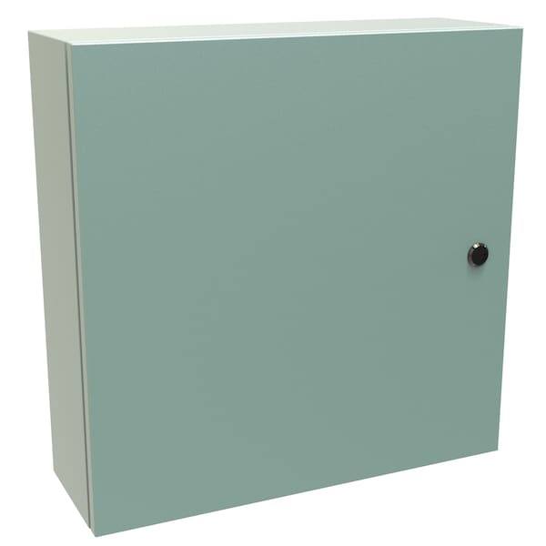 Hammond Steel Electrical Enclosures, 20 in H, 6 in D, 20 in W, NEMA 4, Hinged - EN4SD20206GY