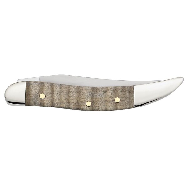 Case Cutlery 2023 Case Curly Maple Wood Small Texas Toothpick 710096 Ss - CAS-25942