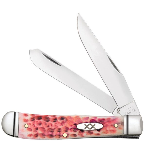 Case Cutlery 2023 Case Raspberry Bone Standard Jig Trapper 6254 Ss - CAS-27720