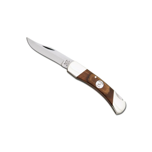 Bear & Sons Cutlery 2023 Bear 3 3/4' Heritage Walnut Midsize Lockback - BEA-C205CP
