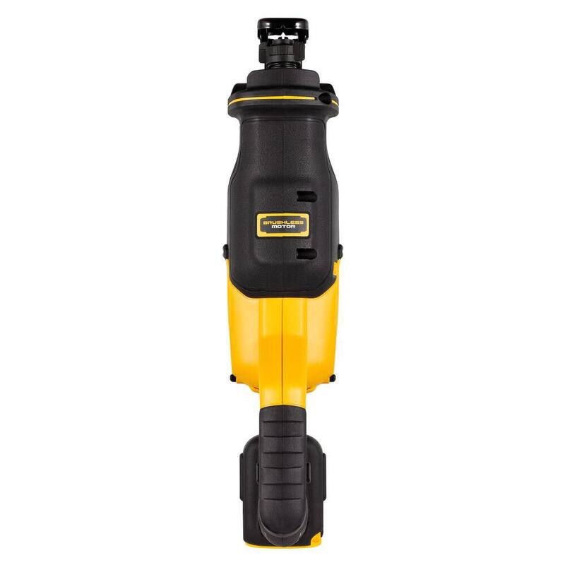 SIerra reciproca inalámbrica sin escobillas DEWALT 20V MAX de iones de litio con (2) paquetes de baterías de iones de litio premium 20V MAX de 5.0 Ah - DCS382BWCB205-2.