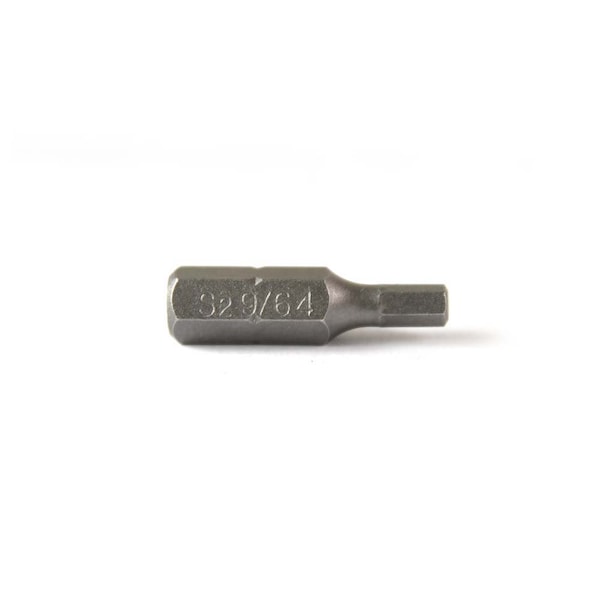 Superior Steel Single End Hexagonal Screwdriver Bits - 1 Inch Long - 9/64 Hex, PK 10 - BH111-10PK