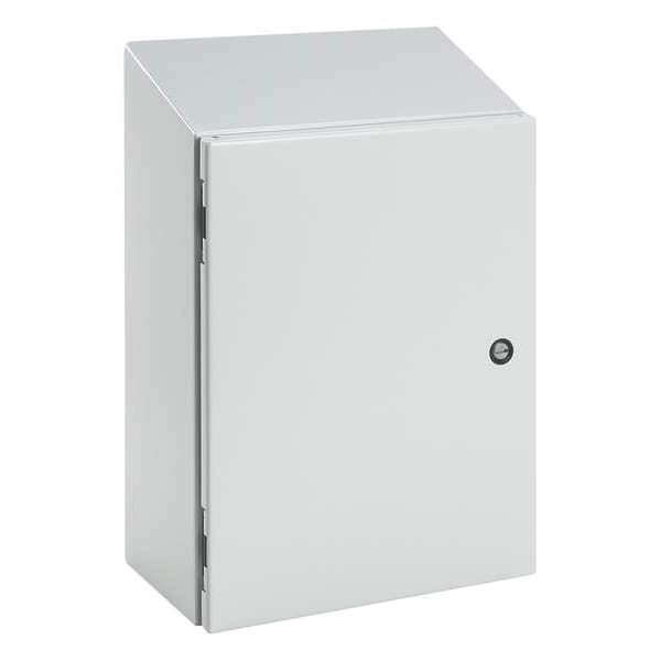 Nvent Hoffman Carbon Steel Electrical Enclosures, 20 in H, 8 in D, 20 in W, NEMA 4, Hinged - CSD20208ST