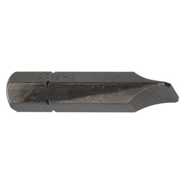 Apex Tool Group Torsion Bit, SAE, 5/16", Hex, 8F-10R, PK5 - 485-3X-5PK