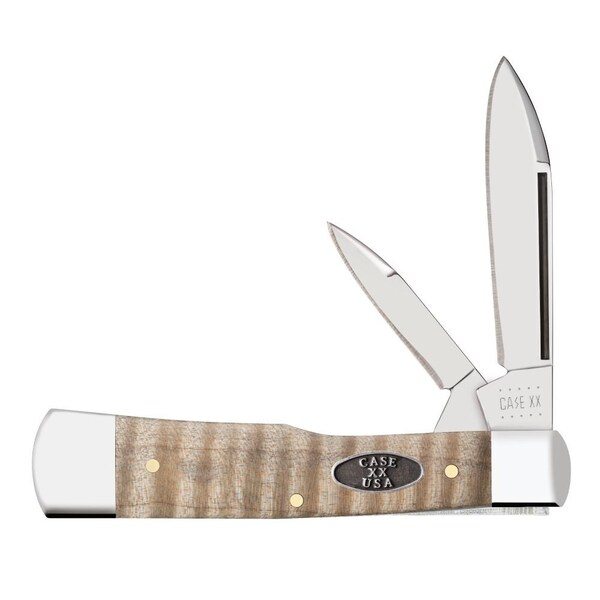Case Cutlery 2023 Case Curly Maple Wood Gunstock 72130 Ss - CAS-25945