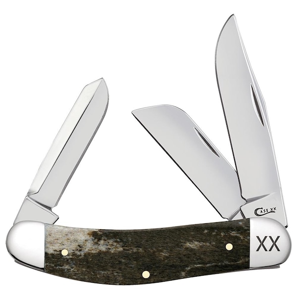 Case Cutlery 2023 Case Dark Brown Giraffe Bone Smooth Sowbelly Tbex339 Ss - CAS-25081