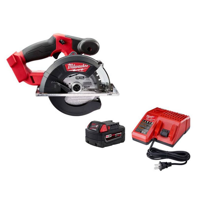 Milwaukee M18 FUEL 18-Volt Lithium-Ion Brushless Cordless Metal Cutting 5-3/8 in. Circular Saw with (1) 5.0Ah Battery & Charger - 2782-20-48-59-1850

Sierra circular inalámbrica de metal de 5-3/8 pulgadas Milwaukee M18 FUEL de 18 voltios con tecnología de iones de litio sin escobillas, incluye una batería de 5.0Ah y cargador - 2782-20-48-59-1850.