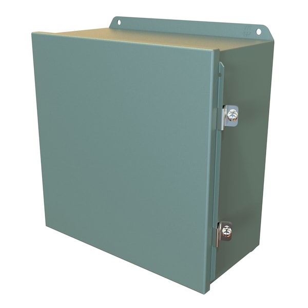 Hammond Steel Electrical Enclosures, 12 in H, 6 in D, 12 in W, NEMA 4, 12, Hinged - HJ12126HLP