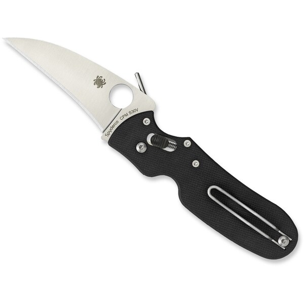 Spyderco 2024 Spyderco P'Kal G-10 Black Emerson Opener Plain - SPY-C103GP