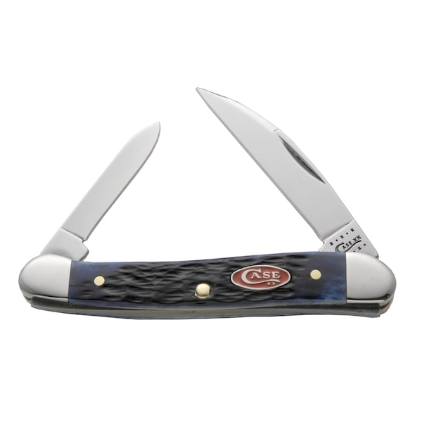 Case Cutlery 2023 Case Navy Blue Bone Rogers Jig Mini Copperhead 62109W Ss - CAS-07062