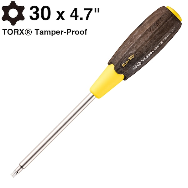 Vessel WOOD-COMPO Torx Screwdriver No.340TX T30 - 340T30H120