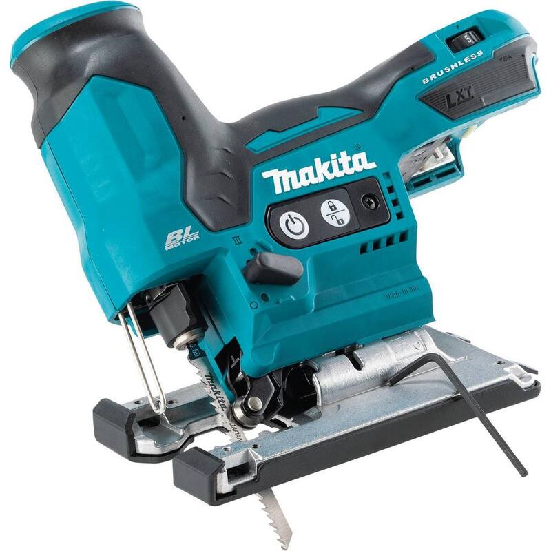 Sierra de calar inalámbrica Makita 18-Volt LxT de ion de litio sin escobillas con agarre en barril (herramienta solamente) - XVJ05Z